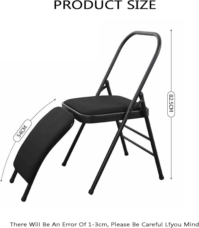 Yoga Chair,Thickened Auxiliary with Lumbar Support,It is Easier,for Home Office Dining Indoor Outdoor(Color2)