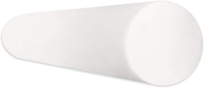 FoamRush 10" Diameter x 18" Long Premium Quality High Density Round Bolster Upholstery Foam Roller (Ideal for Yoga, Pilates, Strength Training, and General Fitness) Made in USA