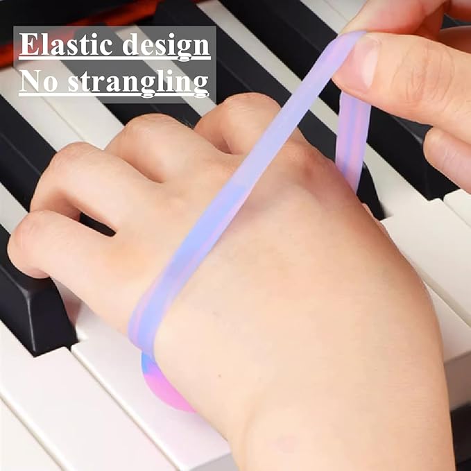 Piano Finger Trainer Ball Hand Corrector Finger Exercisers Posture Correction Tool Round Shape Semi Sphere Silicone Finger Training Ball for Beginners 2Pcs（Multi-colored）