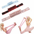 Yoga Strap with 8/10/12 Loops, Pilates Flexbands with Non-Chafe Fabric, Fashion Puller Exercise Bands for Stretching, Yoga, Dance & Full Body Shaping-3pcs