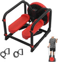Multi-Function Stepper with Seat, Stair Stepper with Resistance Bands, Mini Sport Stepper Hydraulic Rock Stepper Workout Equipment for Home, Apartment, Office