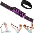 Fitness Resistance Band for Stretching and Yoga, Fashion Puller Exercise, Fitness Resistance Bands with Handles, Adjustable 8 Segment Numbered Resistance Band for Full Body