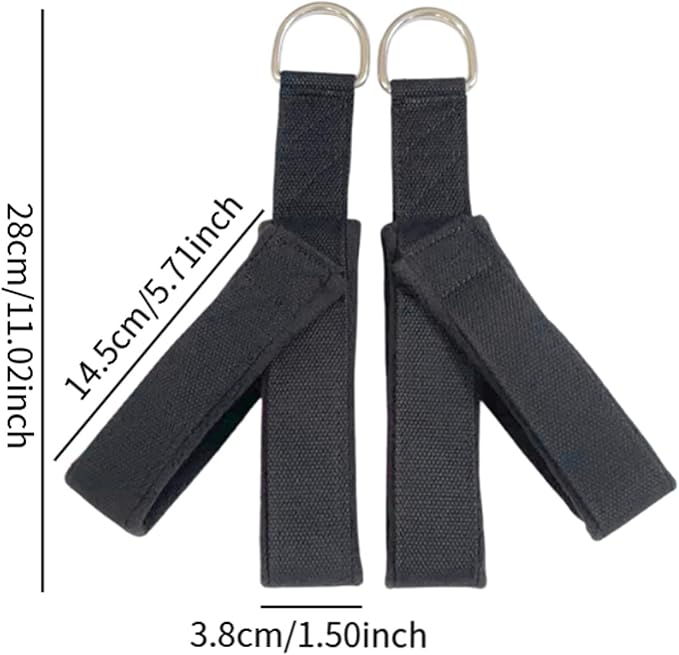 Generic 2Pcs Pilates Straps Reformer Straps Yoga Straps Fitness Straps for Home Exercise