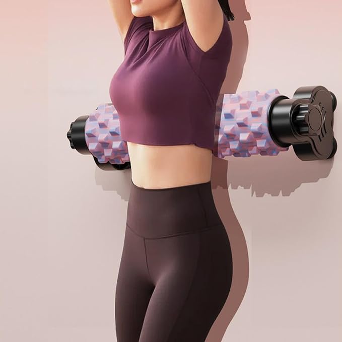 Foam Roller for Body Exercise - Leg Massage | Deep Stretching Roller with Support for Home Gym, Yoga, Pilates, Fitness, Post-In Recovery