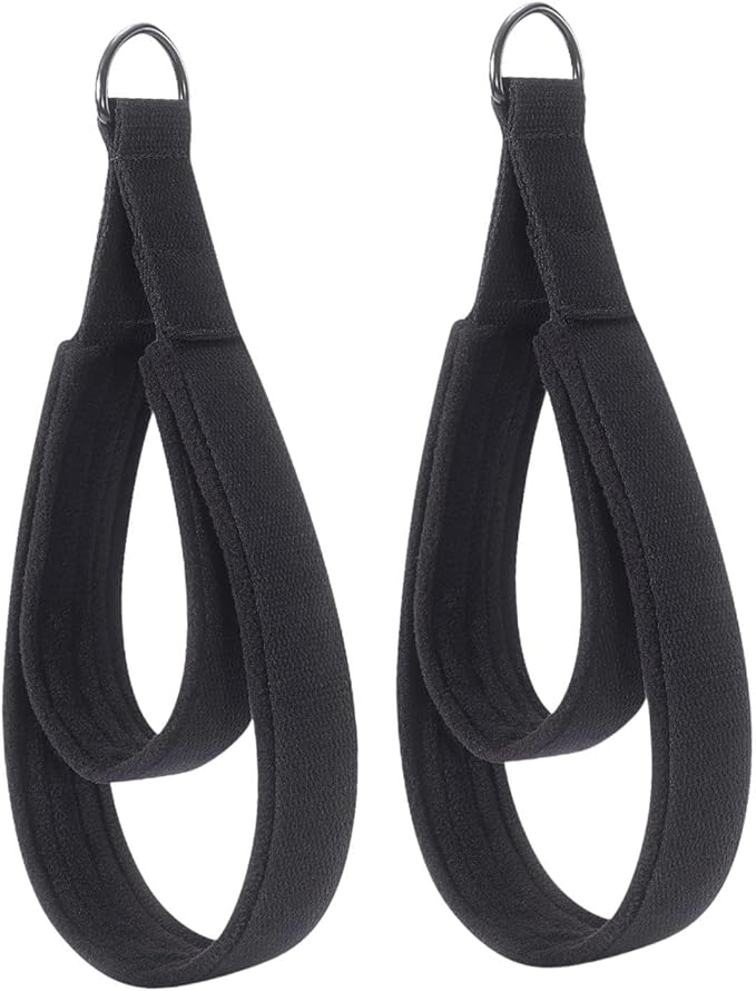2X Pilates Double Loop Straps for Pilates Reformer Straps Pilate Accessories D Rings Strap for Beginner Women Men Fitness