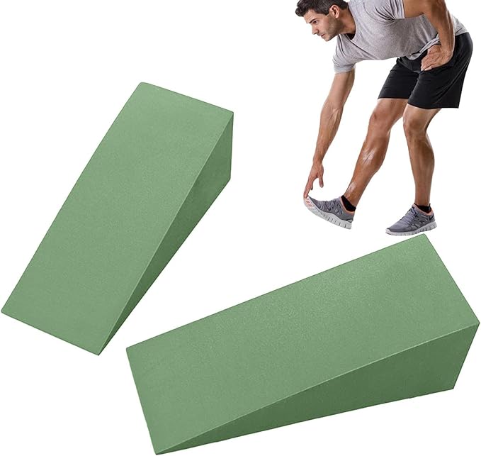 Squat Wedges,Foam Incline Slant Board and Squat Wedge Block - Foam Incline Slant Board, Knee Pad Back Support, Wedge Block, Footrest Cushion for Yoga