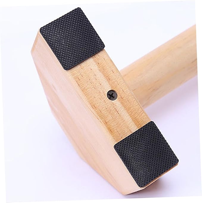 Didiseaon Solid Wood Push-up Bracket Pair, Muscle Training Fitness Equipment with Handstand Bars for Home Strength Training and Calisthenics