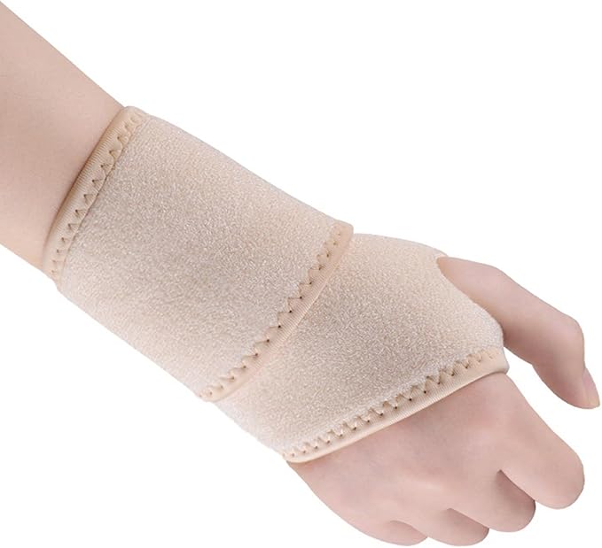 2pieces Wrist Brace Thumb Wrist Brace Adjustable Wrist Wrap for Fitness Badminton Basketball