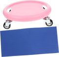 Kisangel Sliding Discs for Abdominal Training Low-impact Fitness Equipment with Non-slip Surface Versatile Core Sliders for Home Workouts Includes Knee Pad for All Fitness Levels
