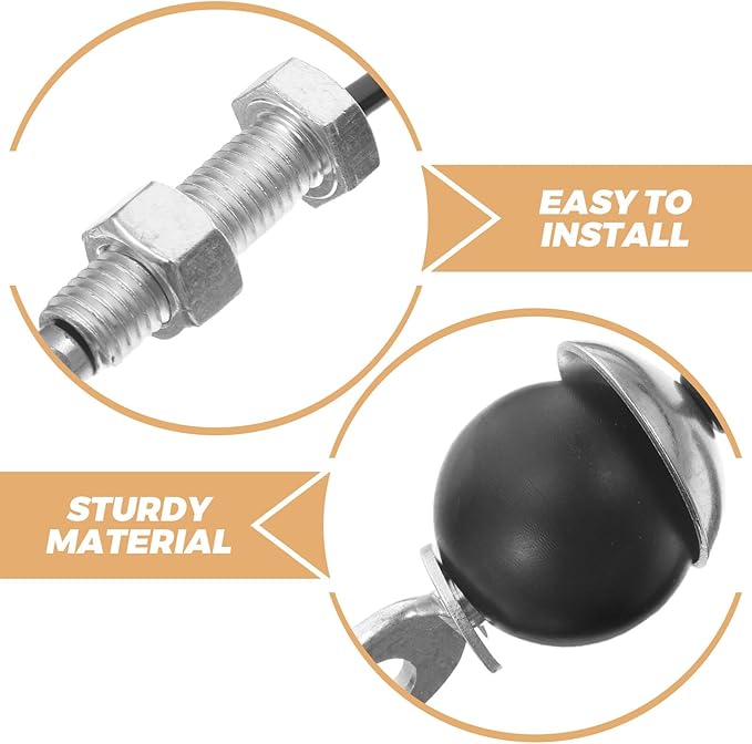 Gym Cable Pulley System Attachment 5mm Thick Steel Wire Rope with Stopper Ball and Screw for Home Strength Training Equipment Replacement