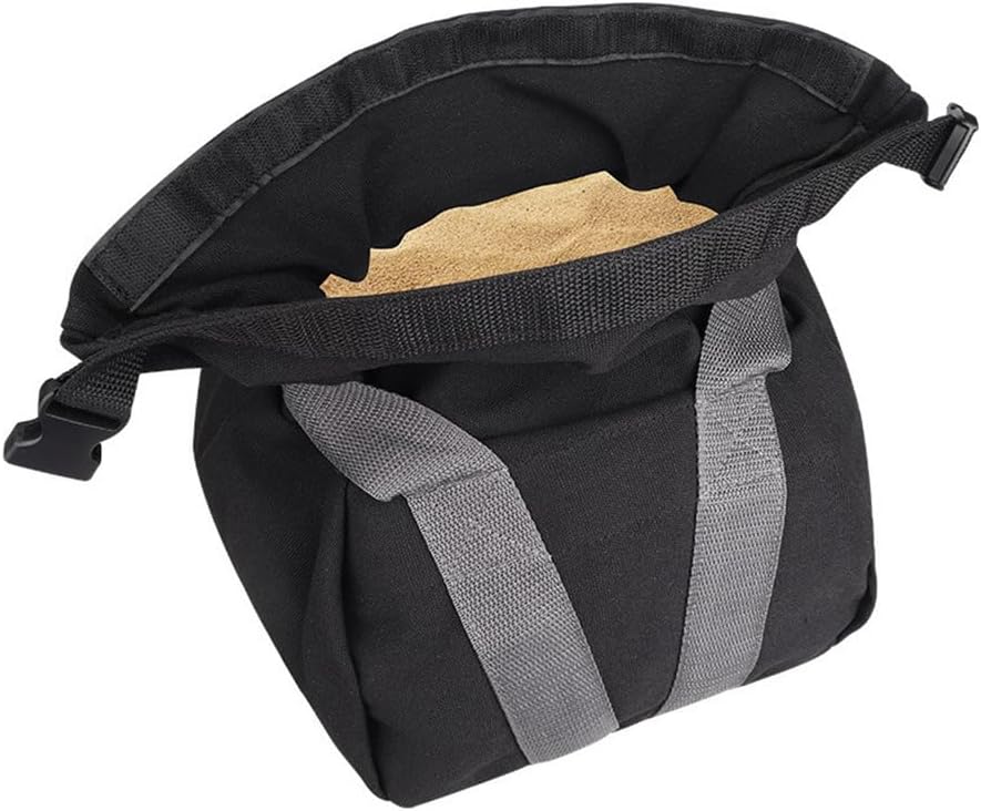 Fitness sandbag Weight Bag, for Strength Training, Yoga and Exercise, Weight Squat Bag, Black, 9.84 x 9.84 x 6.69 inches