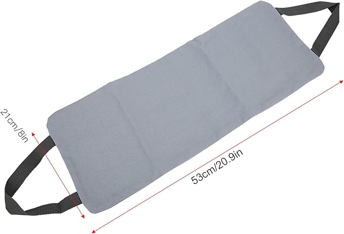 Thin Arm Yoga Sandbag, Fitness Freeweight Training Bag for Leg Slimming and Weightlifting, Adjustable Fill Canvas Workout Bag with Zipper and Handles for Home Gym Use