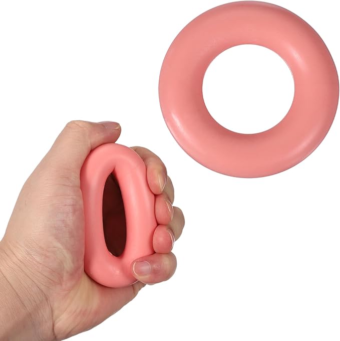 Grip Strength Trainer Rings, Portable Hand Grip Strengthener Finger Forearm Strengthener - Fitting for (Athletes/Rock Climbing/Workout/Fitness)