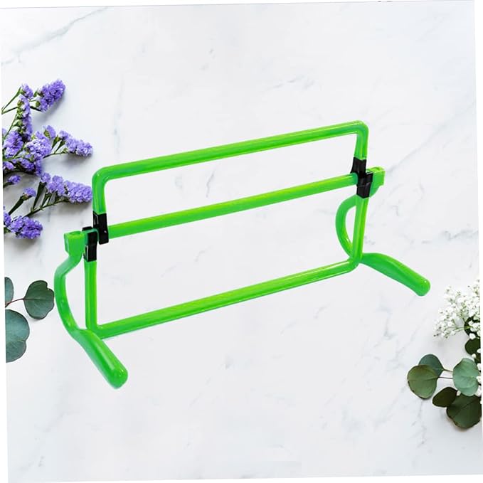 Mipcase Detachable Agility Hurdles for Soccer Training Fitness Equipment for Speed and Jumping Exercises Use Knee Lift Core Strength Green