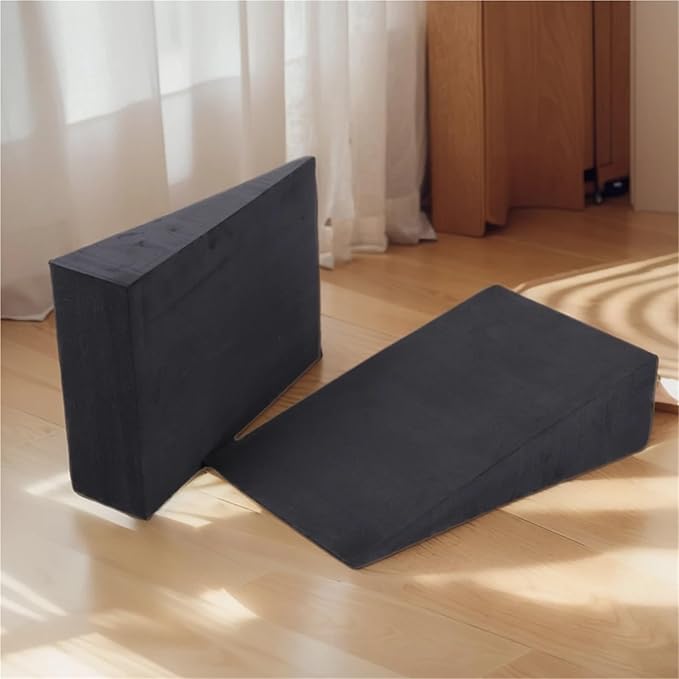 Yoga Foam Wedges Yoga Wedge Blocks Squat Block Multi-Functional Stretch Slant Board Calf Stretcher for Pilates