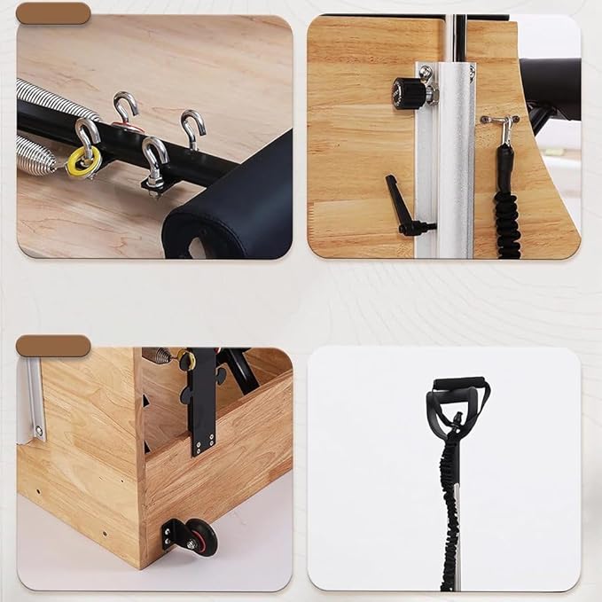 Pilates Combination Chair, Pilates Fitness Equipment, Pilates Reformer for Home and Studio Use