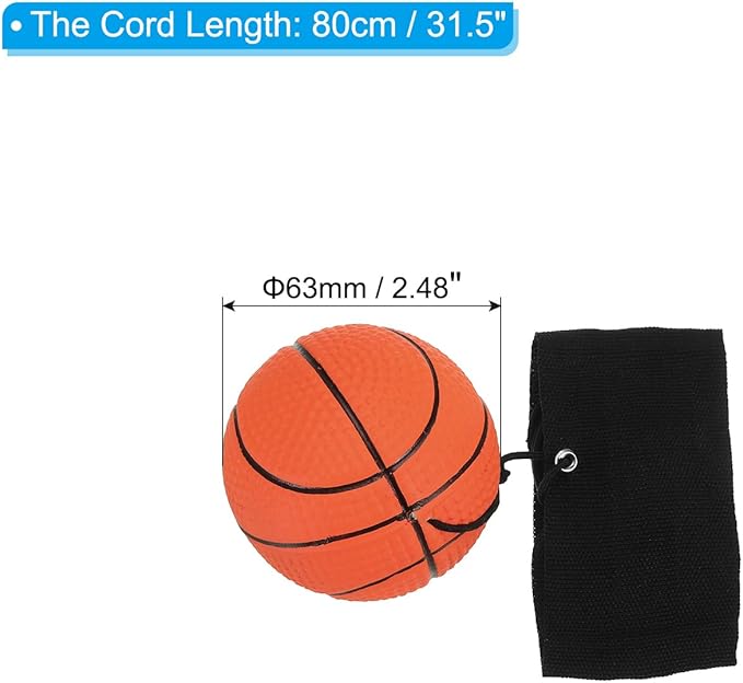 PATIKIL Sports Wrist Ball, Rubber Rebound Wristband Wrist Return Ball Sport on a String