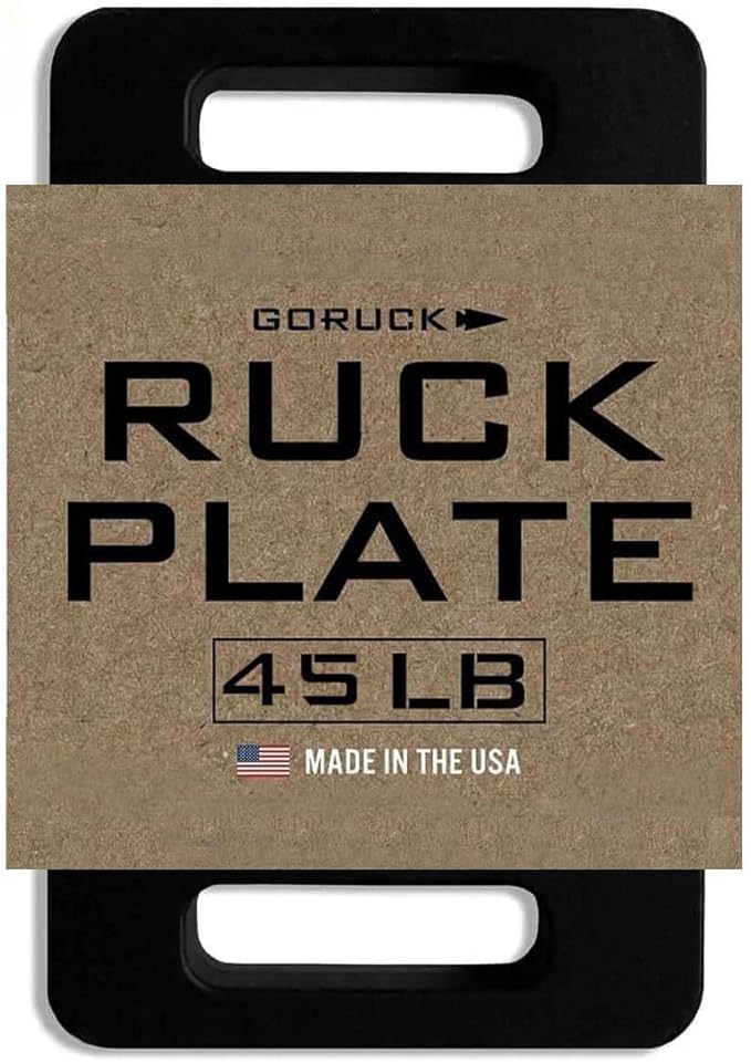 GORUCK Ruck Plate – USA Made Weight for Rucking, Strength & Fitness, Fits with Rucker & Ruck Plate Carrier – 10LB, 20LB, 30LB, 45LB