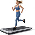 NEWBULIG Walking Pad Under Desk Treadmill, Portable Compact Electric Walking Treadmill with Remote Control for Home Office, Quiet Fitness Machine