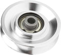Agatige Aluminum Pulley Wheel, 70mm 80mm Power Rack Pulley Attachment Bearing Gym Pulleywheel Strength Training Exercise Hardware for Home Gym Equipment