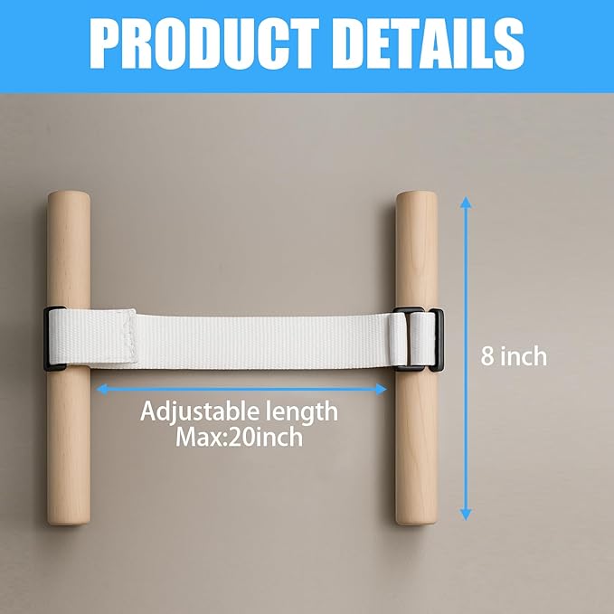 5‑in‑1 Mobility Stick & Stretching Equipment – Hamstring Stretcher, Calf & Foot Fascia Stretcher, Adjustable Stretching Strap for Full‑Body Flexibility, Pain Relief & Improved Posture yoga