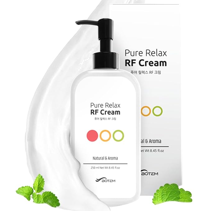 Pure Relax RF Cream – Conductive Hydrating Cream for RF Massage, Professional-Inspired Skincare, 250ml | Made in Korea