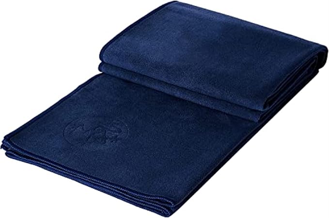 Manduka eQua Hot Yoga Mat Towel - 72" Instant Moisture Activated Grip Ultra Soft Microfiber Quick Dry, Daily Use Ready Lightweight, Travel Friendly Mat Layer 72 x 26.5 inches