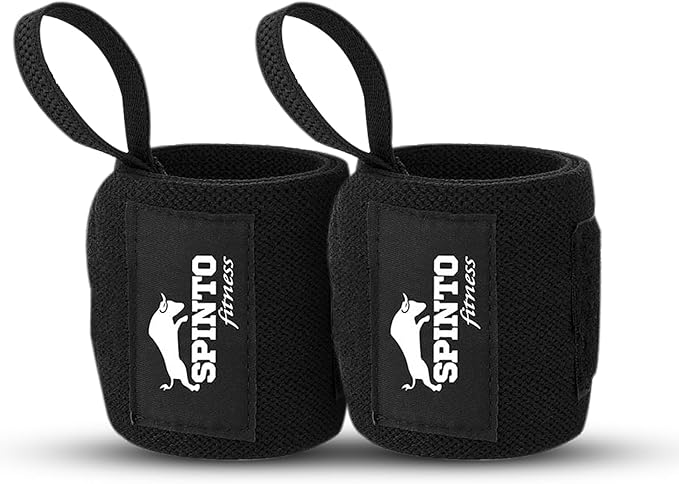 Spinto Fitness 24” Wrist Wraps for Weightlifting USPA‑Approved Powerlifting Competition Wrist Support with Thumb Loop Heavy Duty Grip Strength Gym Accessories for Men & Women