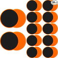 Wettarn 24 Pcs Core Sliders for Working Out Abdominal Exercise Gliding Discs Dual Sided Workout Disc Fitness Sliders Exercise Gear for Gym Floors Training Abdominal Core Strength