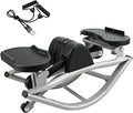 Rock Stepper Side to Side – Lateral Stepper & Glute Trainer with Resistance Bands, Low Impact Side to Side Stepper for Home Exercise, Quiet Step Rocker Machine No Assembly 250LBS
