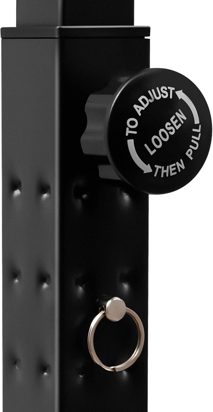Triangular Pull Up Station, Foldable Power Tower Pull Up Bar Dip Station, Adjustable Height Multifunction Workout Stand for Home Gym Strength Training Equipment, Support 440lbs