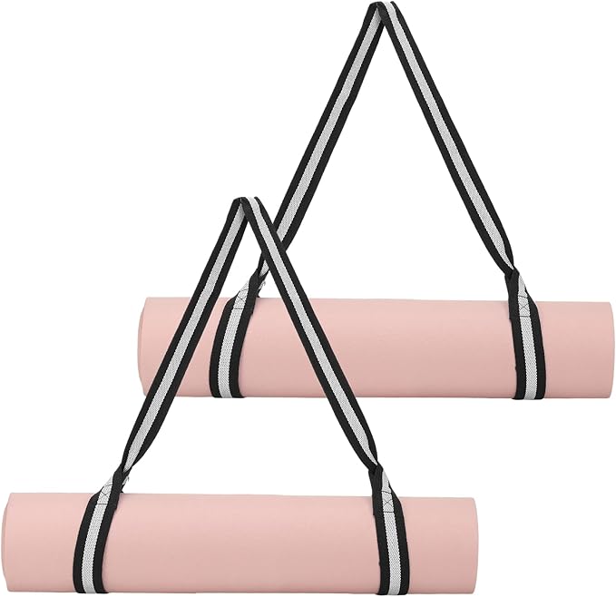 Yoga Mat Straps for Carrying, Adjustable Exercise Mat Sling Holder Multi Purpose Mats Carrier