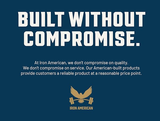IRON AMERICAN Alpha Barbell Gym Wall Mount Storage 100+ Pound Capacity - Multi-Use Barbell Wall Holder, Barbell Hanger 4.25 x 6.75 x 7.25 Inches - Holds Any Standard Olympic Barbell - Hardware Included