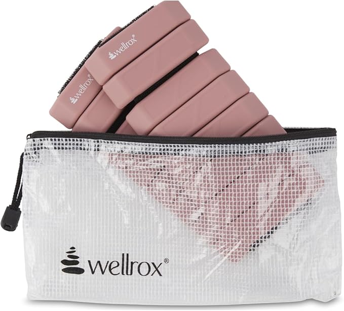 Wellrox Weighted Bangles – Adjustable Ankle and Wrist Weights for Women & Men – Set of Ankle Weights 2 lbs (1 lb Each Wrist Weight) | Weighted Arm Bands for Pilates, Yoga, Running & Walking