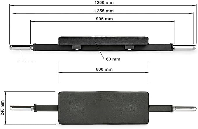 Hip Thrust Training Equipment | Fitness Accessories for Strength Training | Power Rack Attachments for Glute Workout & Muscle Building