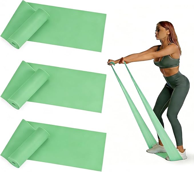 Resistance Bands Long Non-Latex Elastic Stretch Bands Work Out Band for Working Out Women or Men, Exercise Bands Set Yoga, Pilates, Gym,