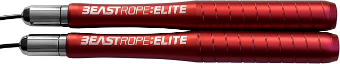 Beast Gear Jump Rope, Jump Ropes for Fitness, Premium Aluminium Skipping Rope for Men Women - Boxing, MMA, HIIT, Strength Training & Double Unders