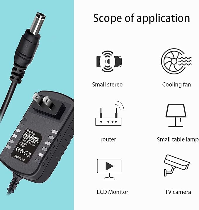 AC Adapter Charger Compatible with Hyperice Vyper 1.0 2.0# 31000 001-00 Foam Roller Power