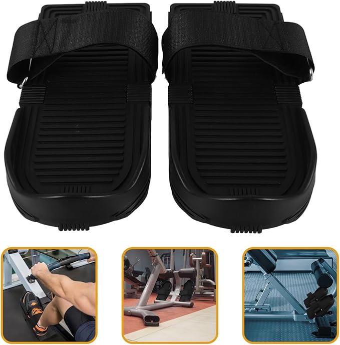 1 Pair Rowing Machine Foot Pedals Bicycle Accessories Exercise Equipment Bike Accessories Rowing Machines for Home Rowing Machine Pedals for Indoor Fitness Equipment Plastic