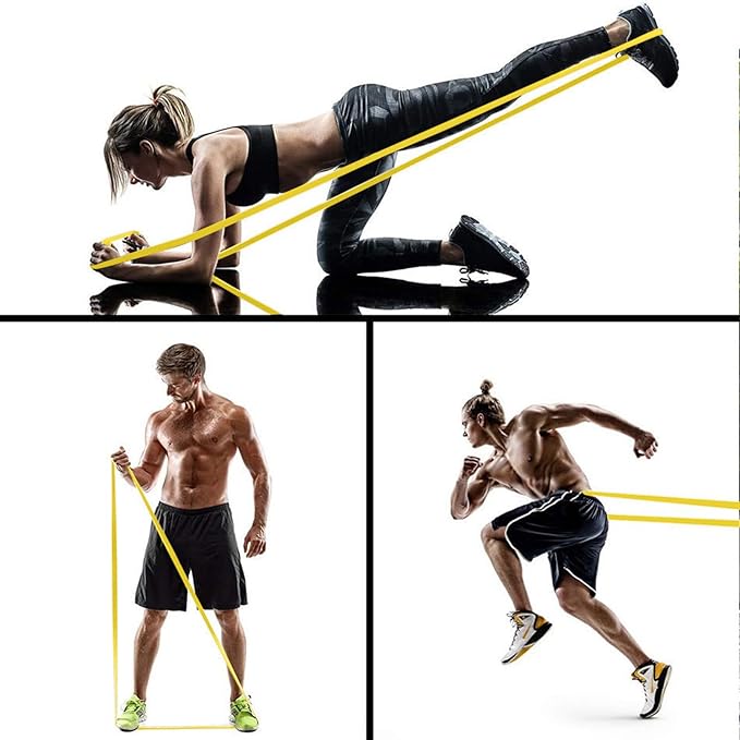 Resistance Bands for Arms, Elastic Stretch Multifunction Exercise Band,15 Lbs Heavy Duty Silicone Pull Up Bands for Gym Fitness Home Pilates Stretching Arms Yoga Strength Muscle Training Shoulder