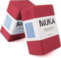 Muka 4 Pack Yoga Blocks 4x6x9 Inch, High Density EVA Foam Yoga Brick for Meditation, Pilates