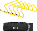 GHB Agility Hurdles 8" Speed Agility Training Hurdles, Detachable Sturdy Hurdles Training Equipment Set with Carry Bag for Kids,Athletes,Soccer,Basketball