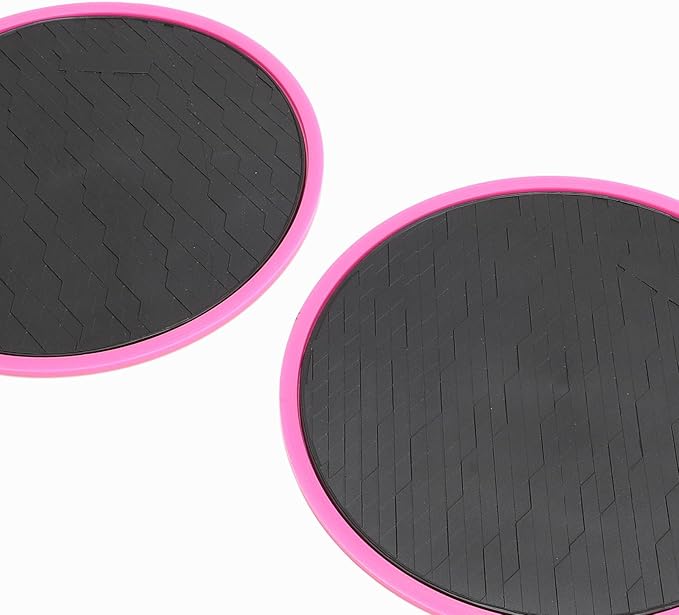 Dual Sided Core Sliders for Full Body Workout, 7 Inches 2 PCS, Portable ABS Fitness Equipment for Home Gym and Travel, Build Functional Core Strength