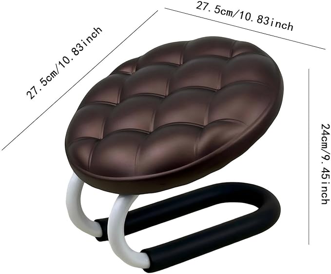 Kneeling Meditation Stool, Meditation Bench Gift Ergonomic Comfortable Lightweight Seat Prayer Stool for Studio, Prayer Women, Brown