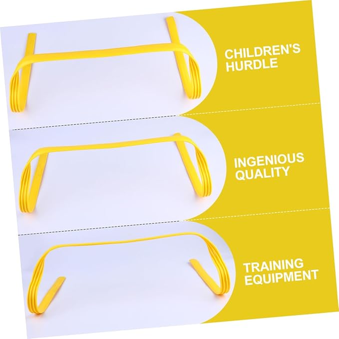 4Pcs Training Hurdles Durable Outdoor Exercise Equipment for Speed and Agility High Football Training Hurdles for Youth for Coordination and Flexibility Drills