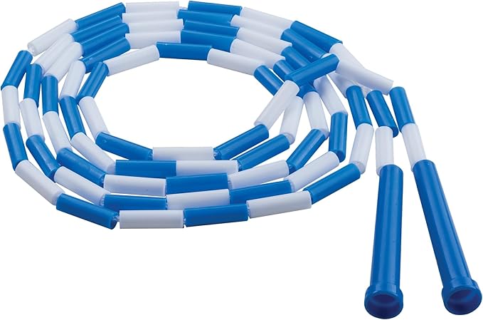 Champion Sports Plastic Segmented Jump Ropes – 7 to 16 ft Lengths – Fun, Durable Ropes for All Ages, Available in Multiple Color Options, Great for Cardiovascular Fitness & Rhythm