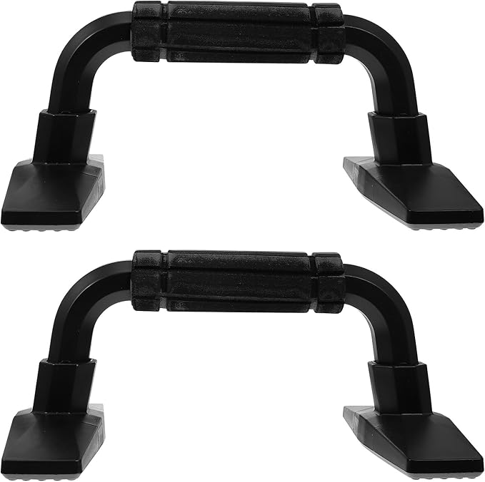 2pcs Push-up Brackets Grip Bars Small H-shape Indoor Push-up Stands Home Fitness Equipment for Chest and Arm Strength Training