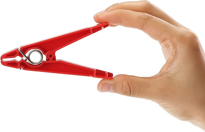 Graded Pinch Pin Exerciser,Finger Exerciser & Hand Therapy Equipment for Recovery from Injuries & Surgery,Rehab Pinch Clips for Conditioning,Grip Strength Trainer,Variety Pack of 5