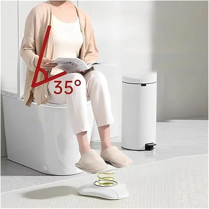 Ankle Leg Exercisers,Multi Functional Exercise Ankle Footstool, Toilet Companion Footstool, Office Or Daily Rest, Relaxing Feet and Legs(Gray,1pcs)