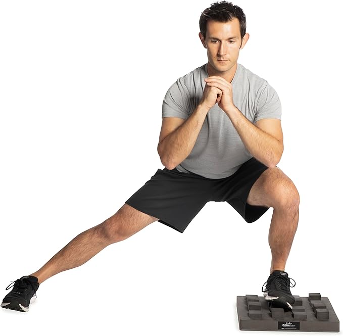 OPTP CobbleFoam Uneven-Surface Balance Trainer - Versatile Balance Board Training System Developed by a Physical Therapist for Injury, Surgery, Rehabilitation, and Sports Training